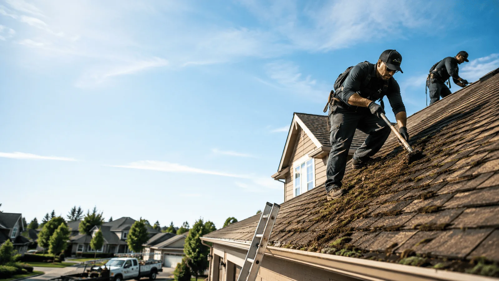 Roof Moss Removal in Kaufman, TX near me